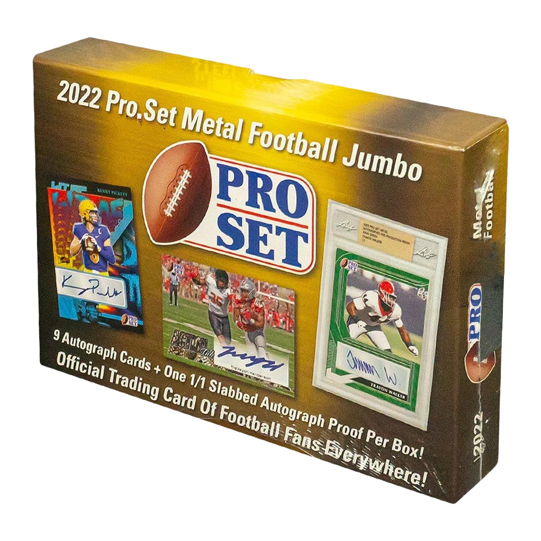 2022 Pro Set Metal Football Jumbo Box