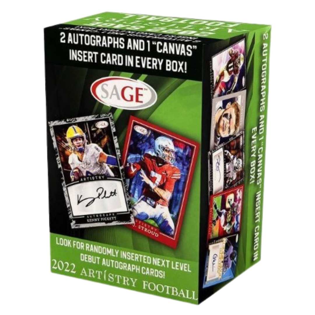 2022 Sage Artistry Football Blaster Box