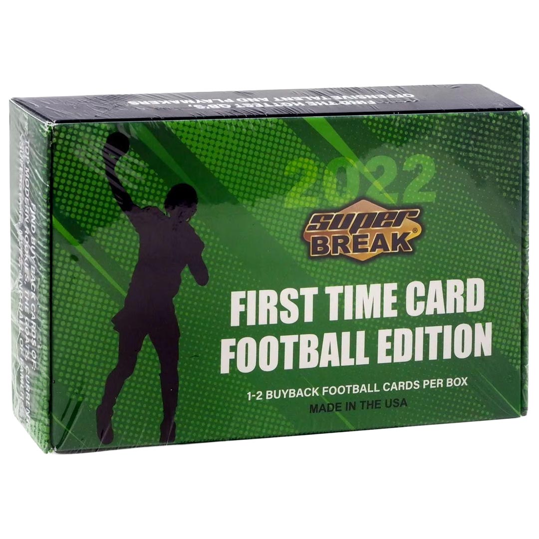 2022 Super Break First Time Card Football Edition Box