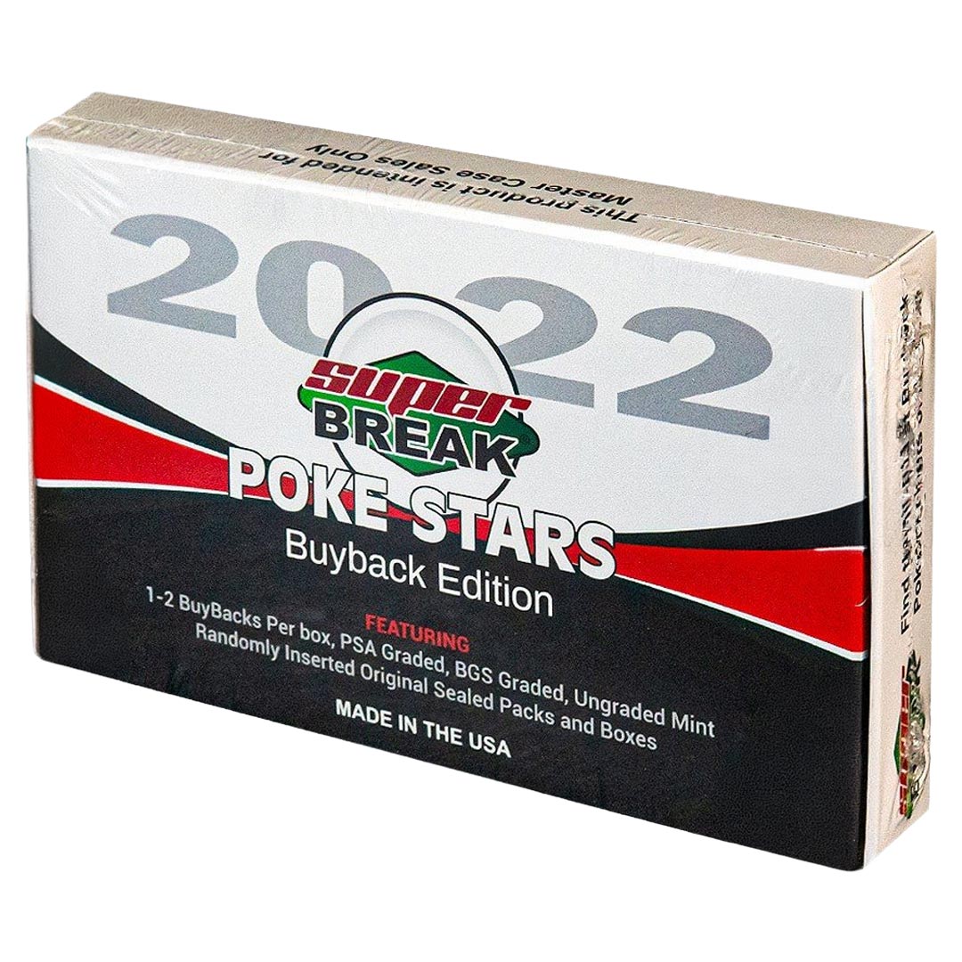 2022 Super Break Poke Stars Buyback Edition Box