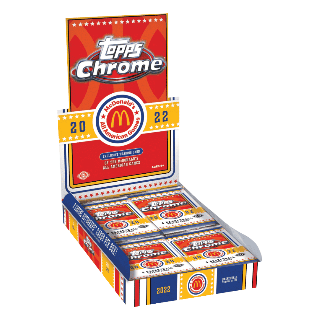 2022 Topps Chrome McDonald's All American Basketball Hobby Box