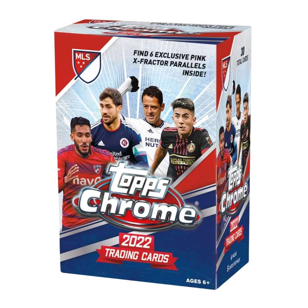 2022 Topps Chrome MLS Soccer 6-Pack Blaster Box