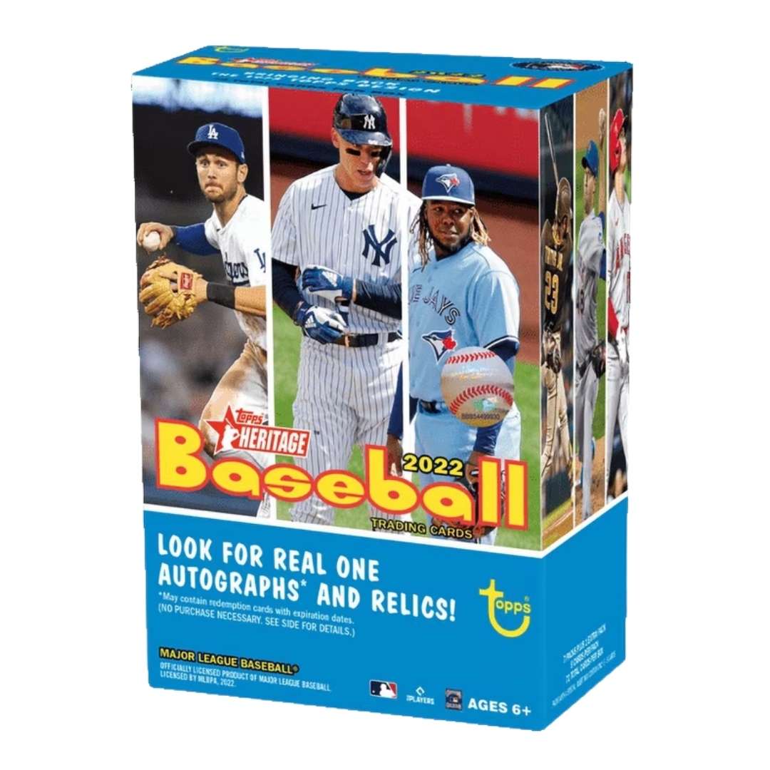 2022 Topps Heritage Baseball 8-Pack Blaster Box (Venezuela Stamps!) (Lot of 6)