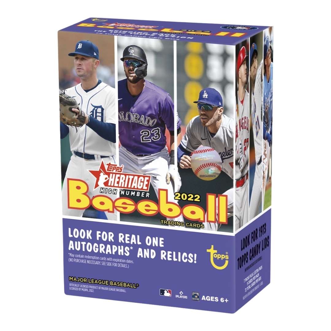 2022 Topps Heritage High Number Baseball Blaster Box