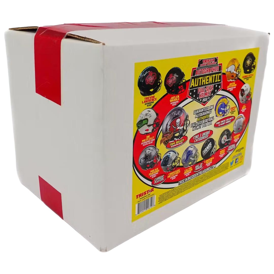 2022 Tristar Hidden Treasures Football Autographed Full-Size Helmet Series 2 - Box