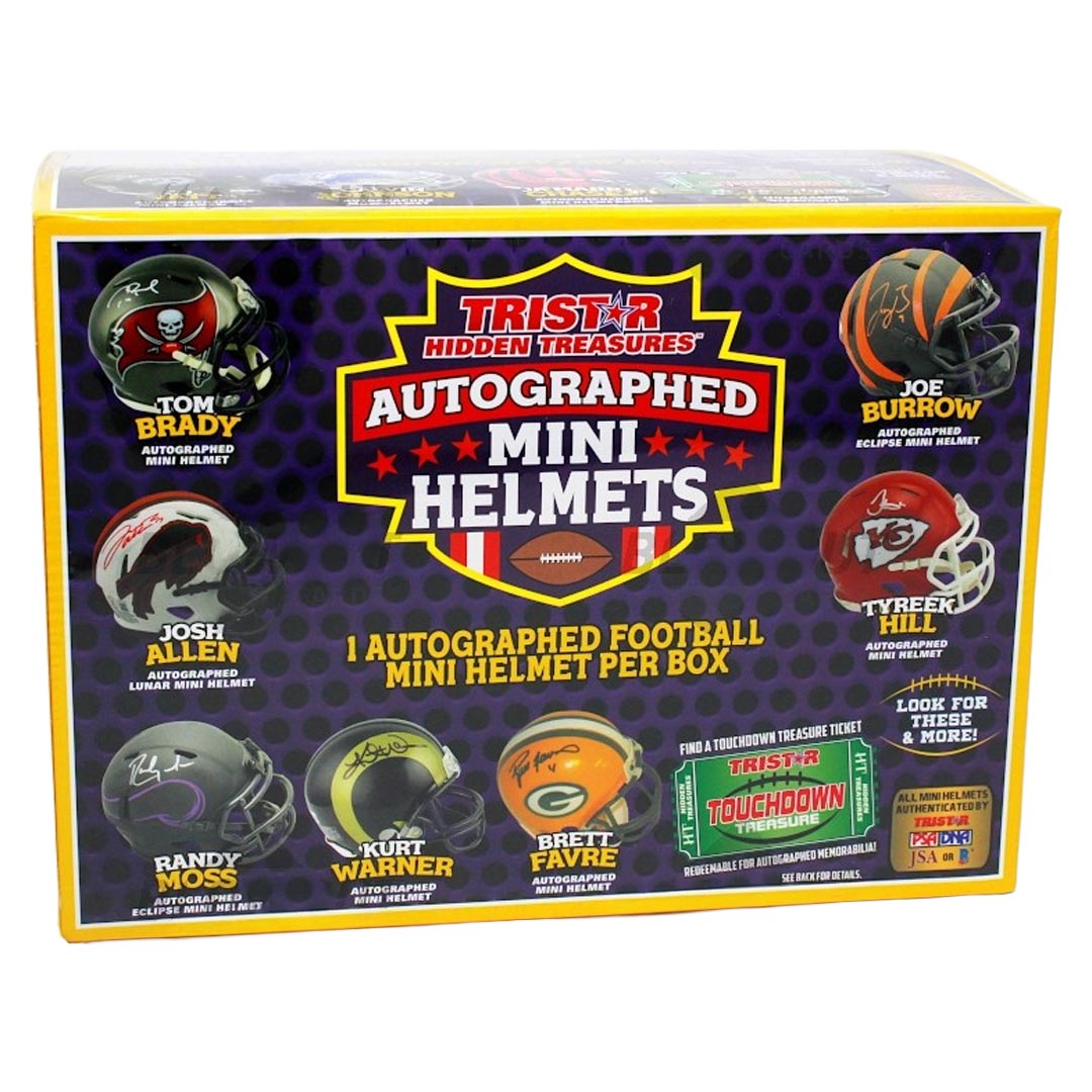 2022 Tristar Hidden Treasures Football Mini Helmet Box