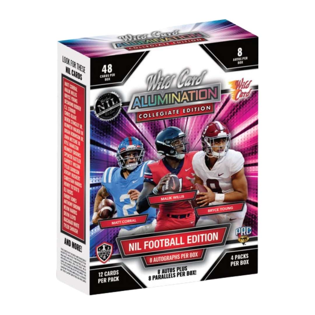 2022 Wild Card Alumination NIL Football Collegiate Edition Hobby Box