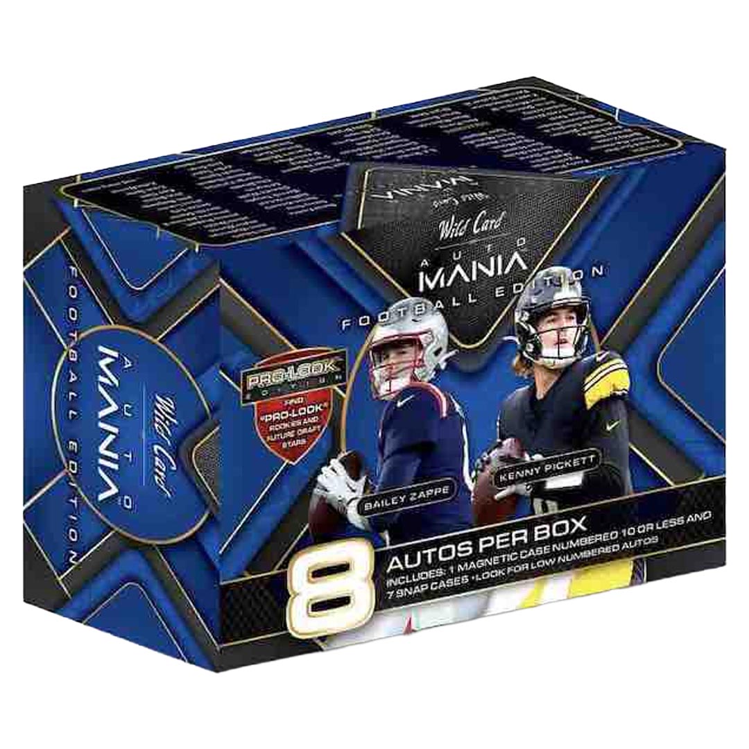 2022 Wild Card Auto Mania Football Hobby Box