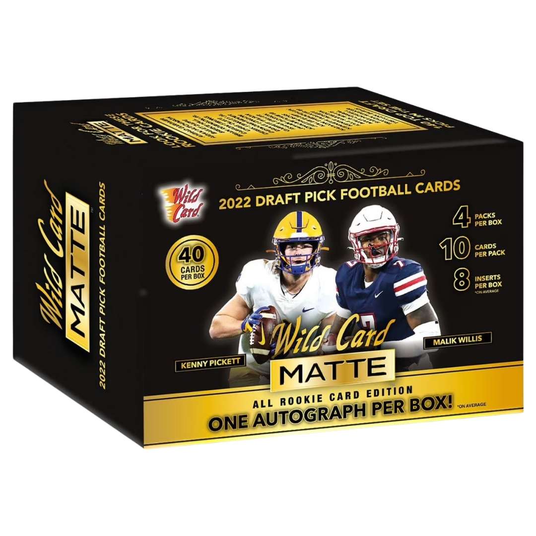 2022 Wild Card MATTE Football Blaster Box