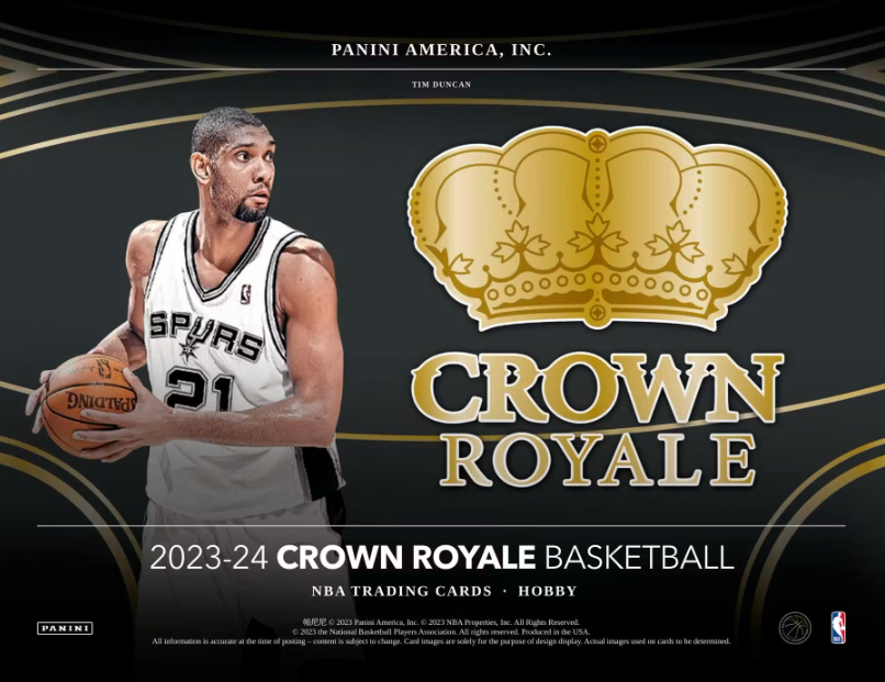 2023-24 Panini Crown Royale Basketball 1st Off The Line FOTL Hobby 16-Box Case