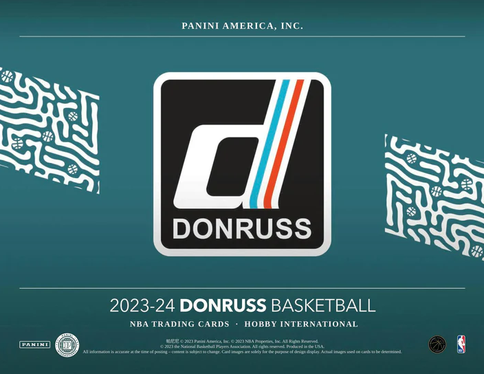 2023-24 Panini Donruss Basketball International Hobby 20-Box Case