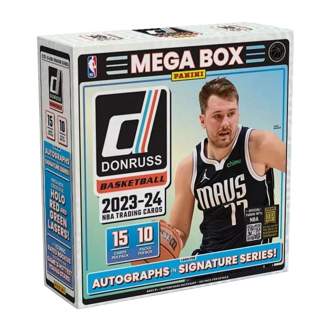 2023-24 Panini Donruss Basketball Mega Box(Holo Red and Green Lasers! )