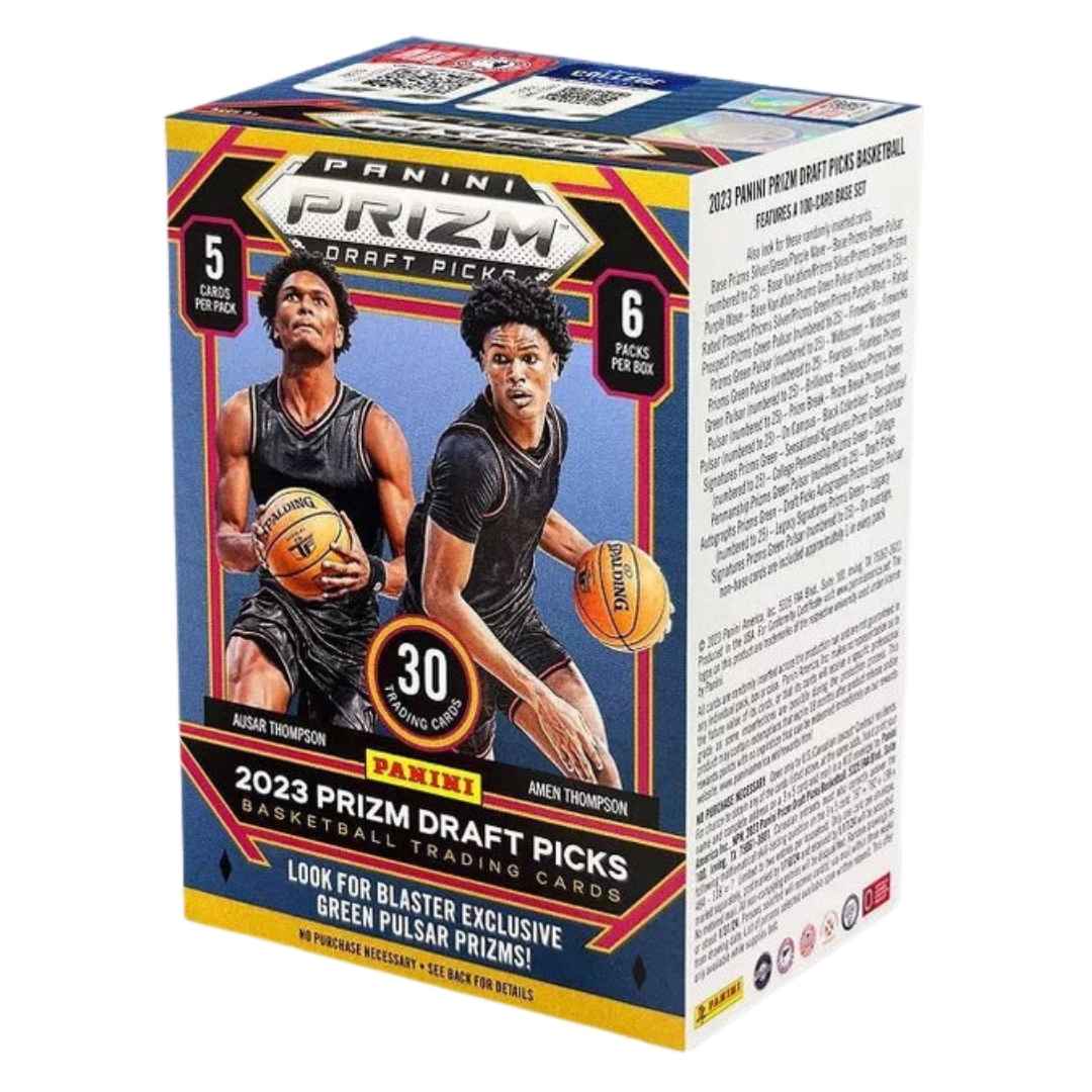 2023-24 Panini Prizm Collegiate Draft Picks Basketball Blaster Box(Green Pulsar Prizms!)