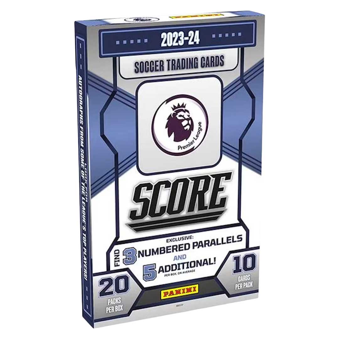 2023-24 Panini Score Premier League EPL Soccer Retail 20-Pack Box