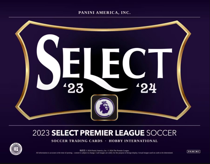 2023-24 Panini Select Premier League EPL Soccer International Hobby 12-Box Case