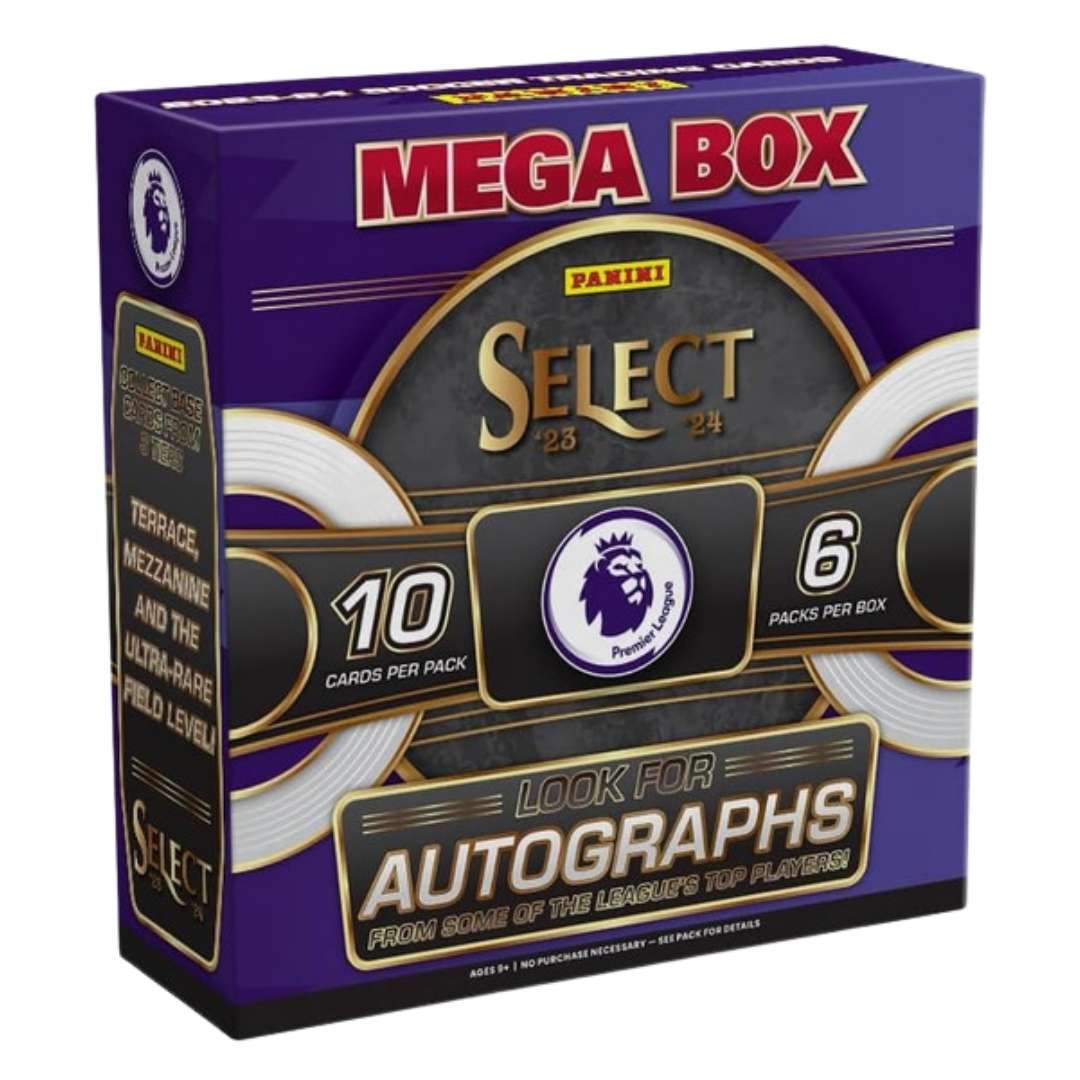 2023-24 Panini Select Premier League EPL Soccer Mega Box (Pink Ice)