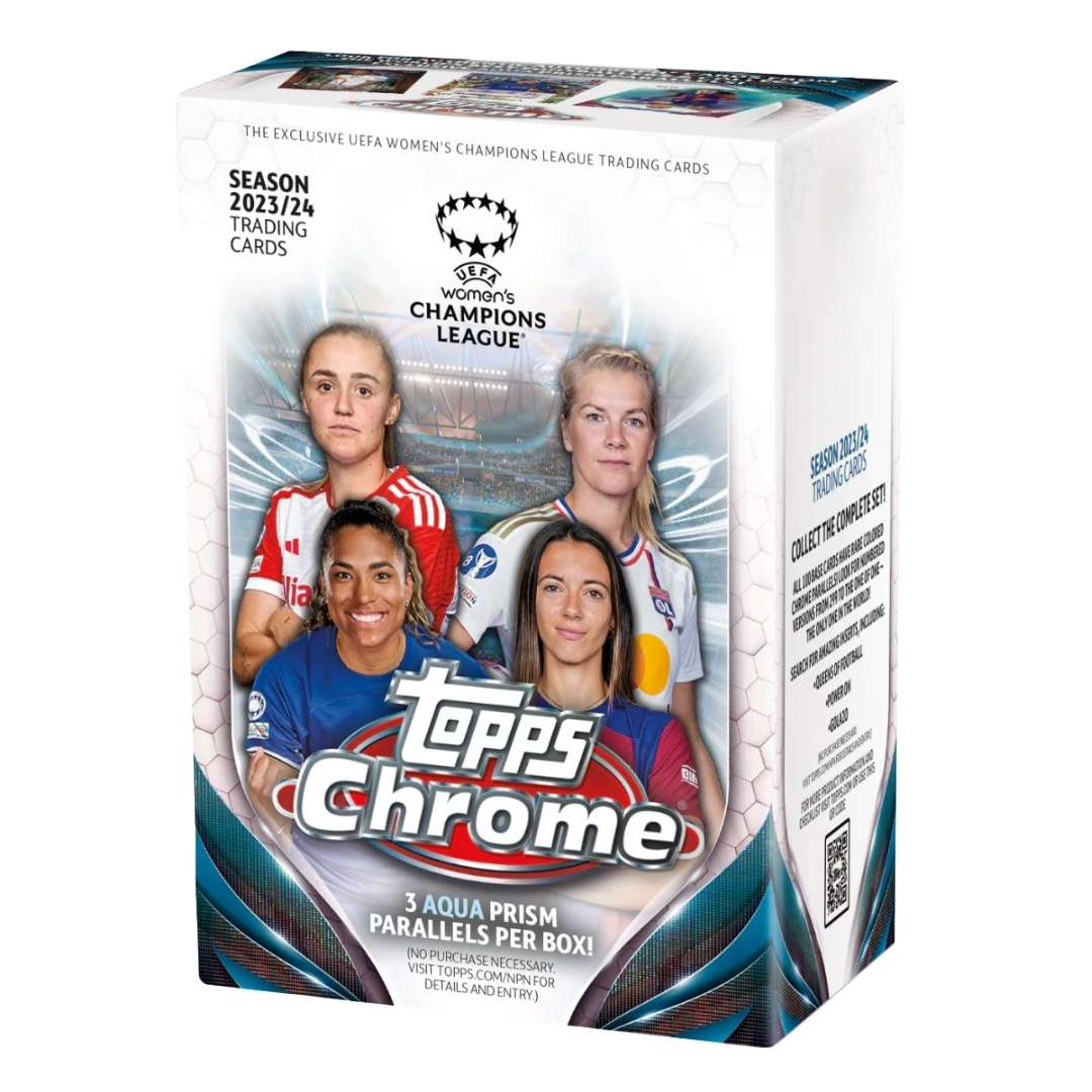 2023-24 Topps Chrome Soccer UEFA Women's Champions League Value Box