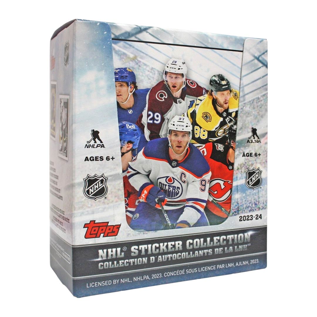 2023-24 Topps NHL Hockey Sticker Collection 50-Pack Box