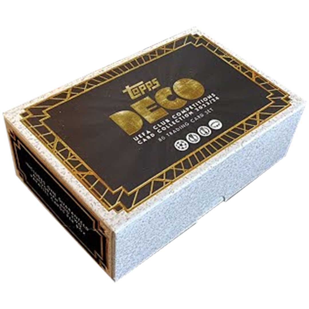 2023-24 Topps UEFA Champions League Deco Card Collection Soccer Box