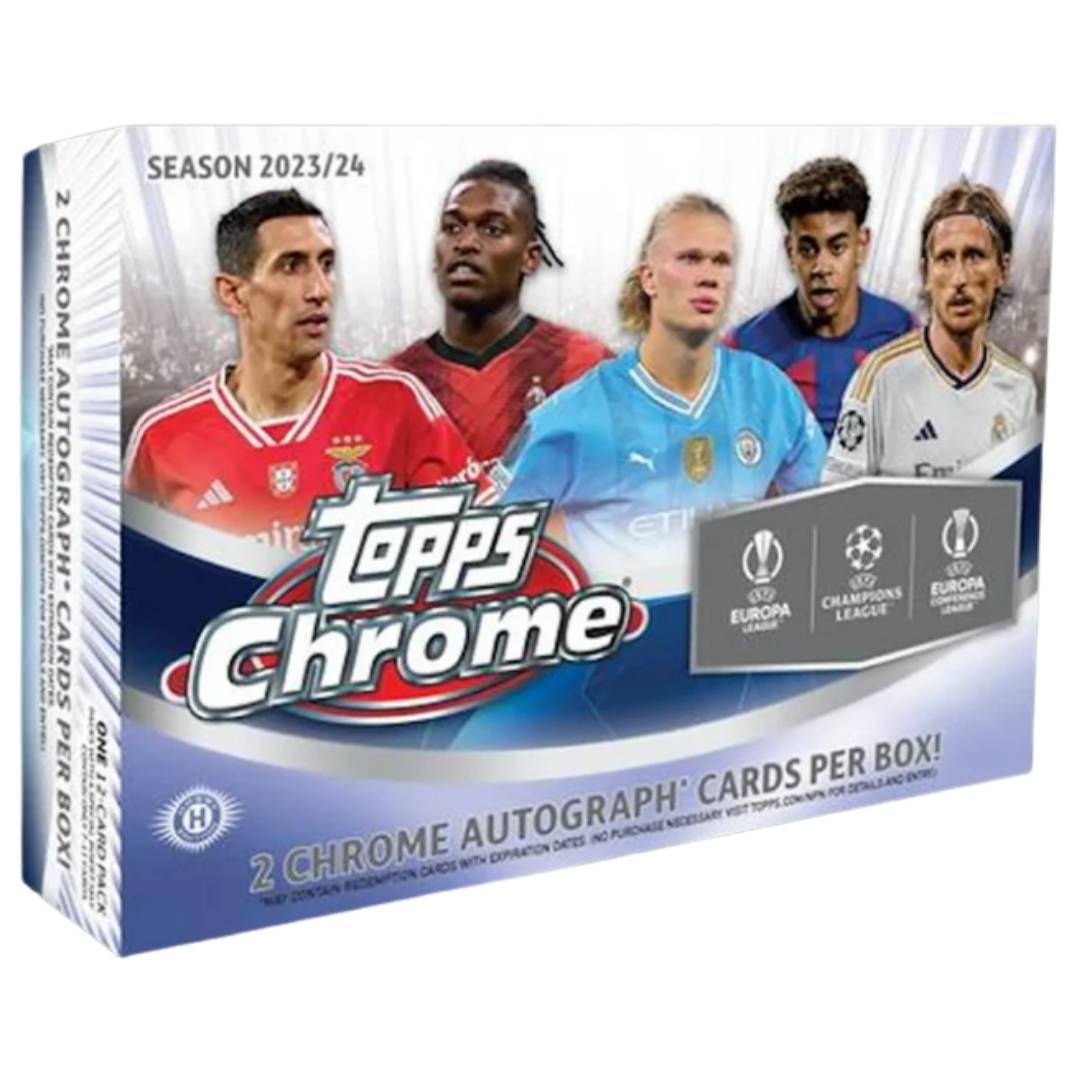 2023-24 Topps UEFA Club Competitions Chrome Soccer Breaker's Delight Box