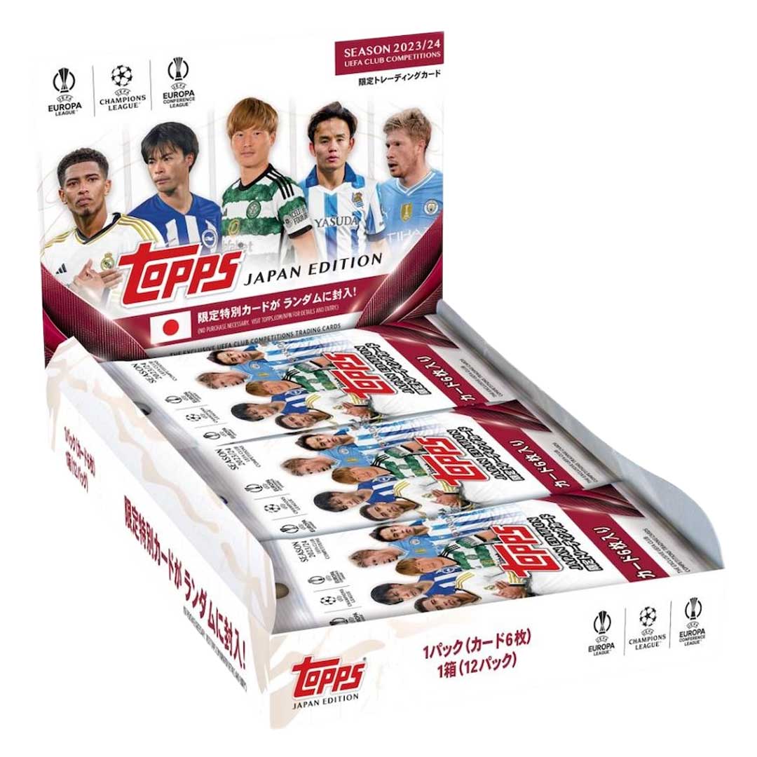 2023-24 Topps UEFA Club Competitions Japan Edition Soccer Hobby Box