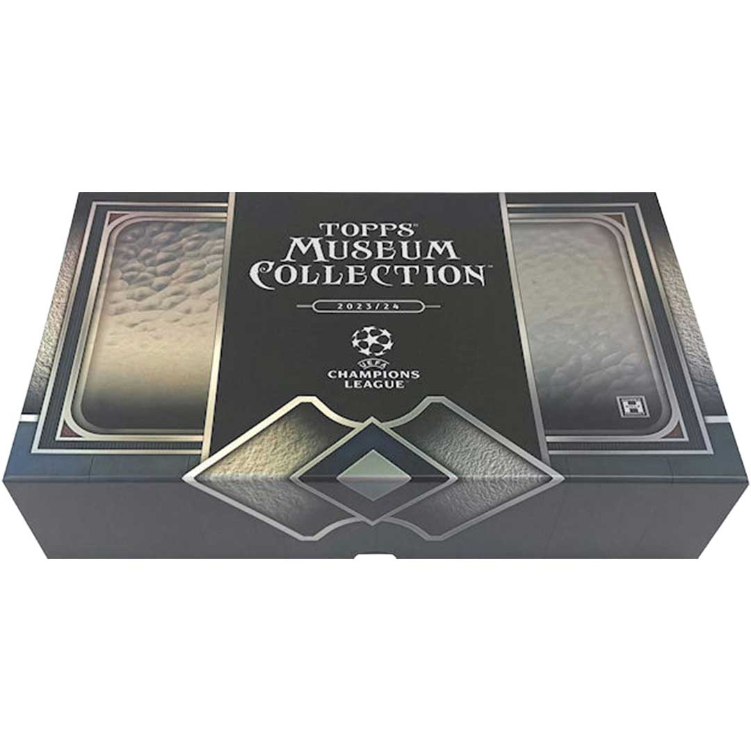 2023-24 Topps UEFA Club Competitions Museum Collection Soccer Hat-Trick Box