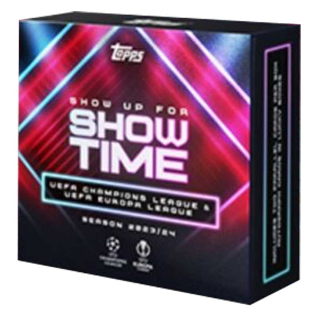 2023-24 Topps UEFA Club Competitions Showtime Soccer Hobby Box