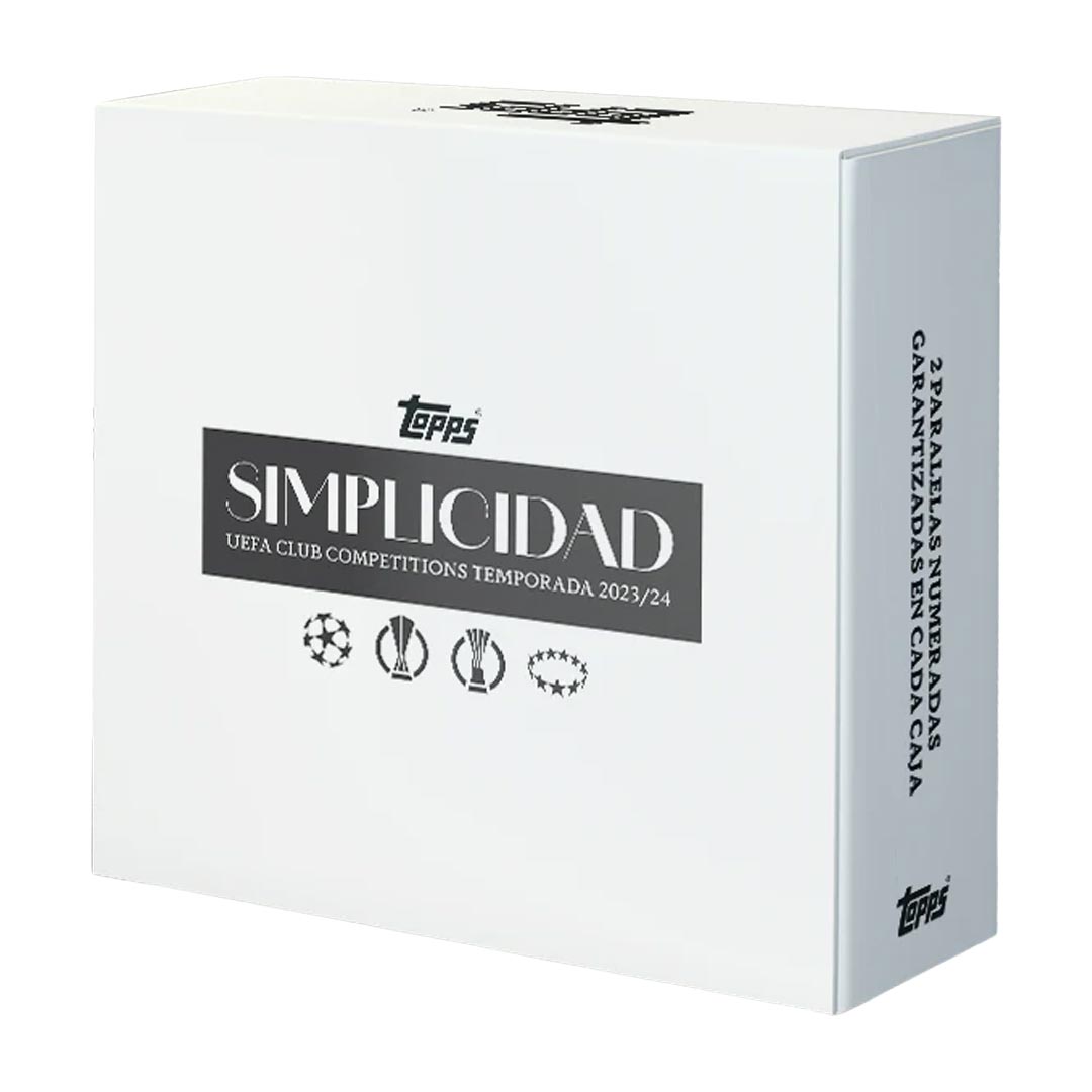 2023-24 Topps UEFA Club Competitions Simplicidad Soccer Box
