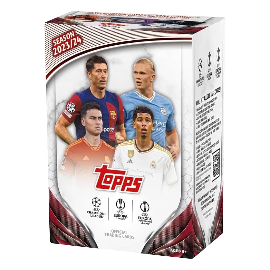 2023-24 Topps UEFA Club Competitions Soccer Value Box
