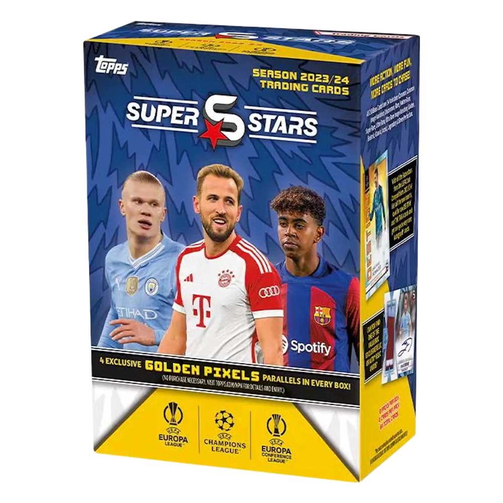 2023-24 Topps UEFA Club Competitions Superstars Soccer Blaster Box
