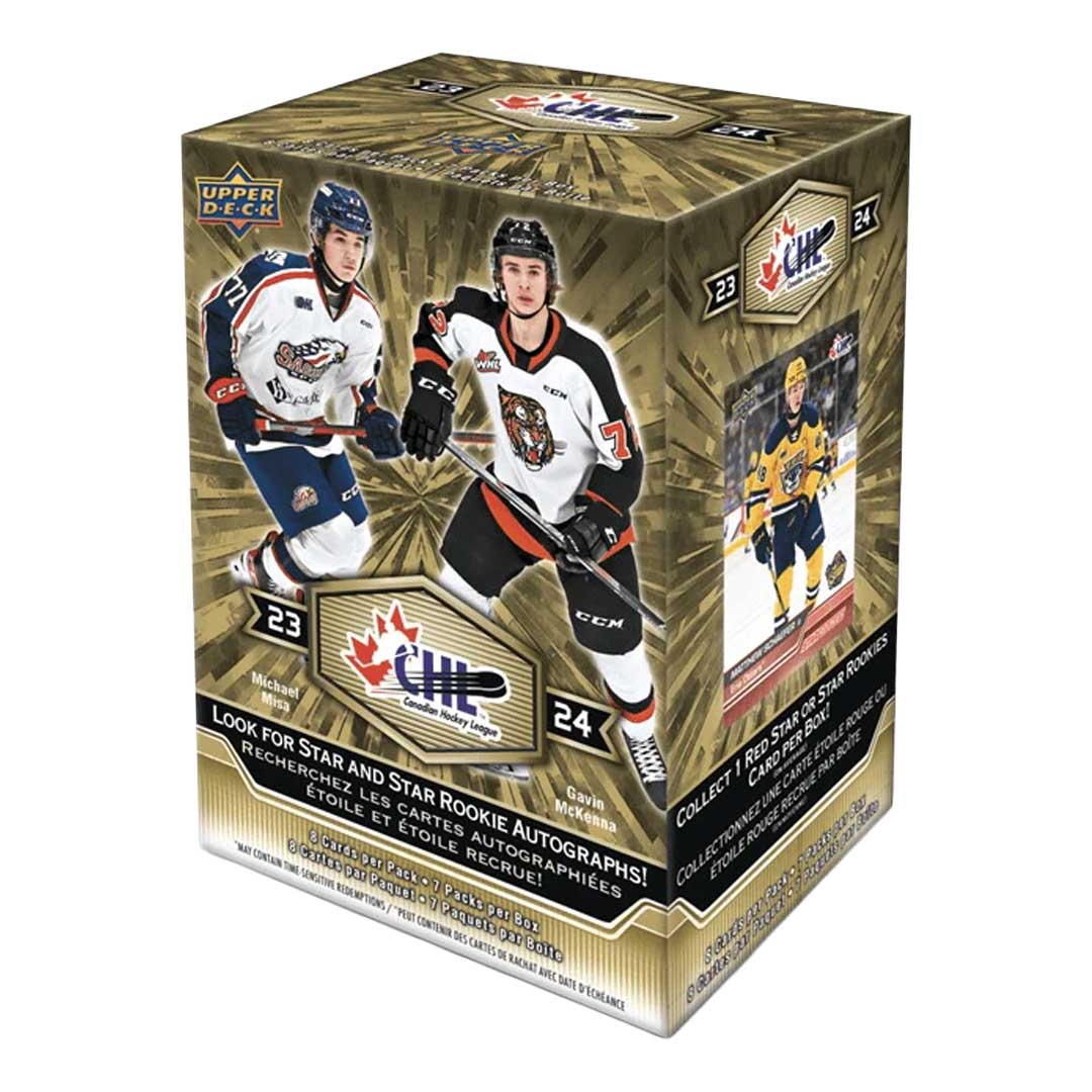 2023-24 Upper Deck CHL Hockey Blaster Box