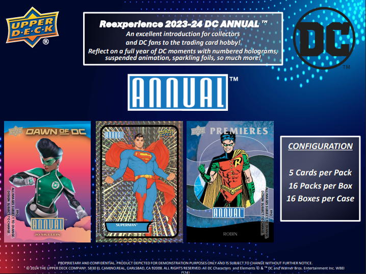 2023-24 Upper Deck DC Annual Blaster Pack