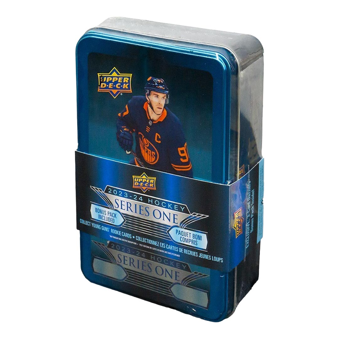 2023-24 Upper Deck Series 1 Hockey Tin