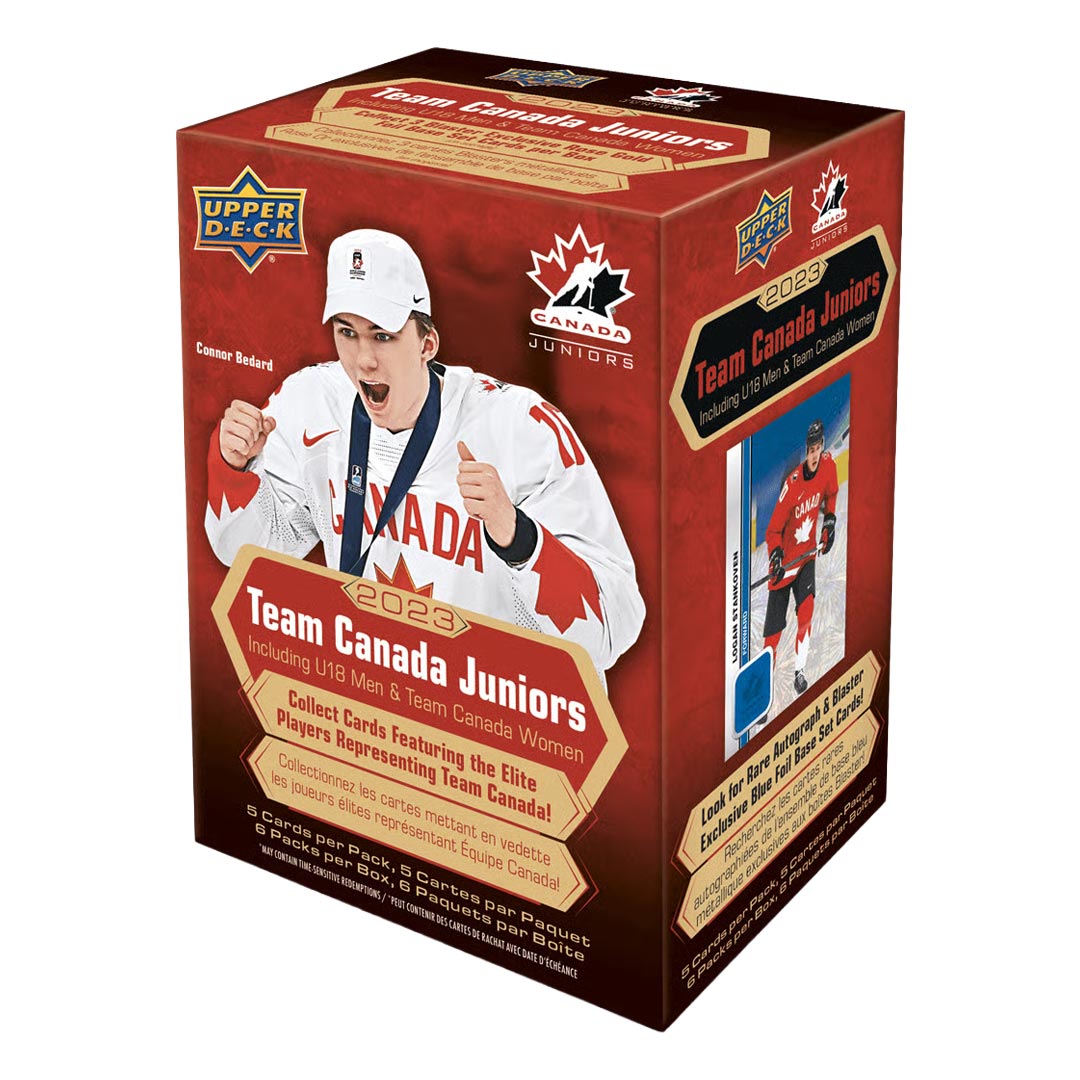 2023-24 Upper Deck Team Canada Juniors Hockey Blaster Box