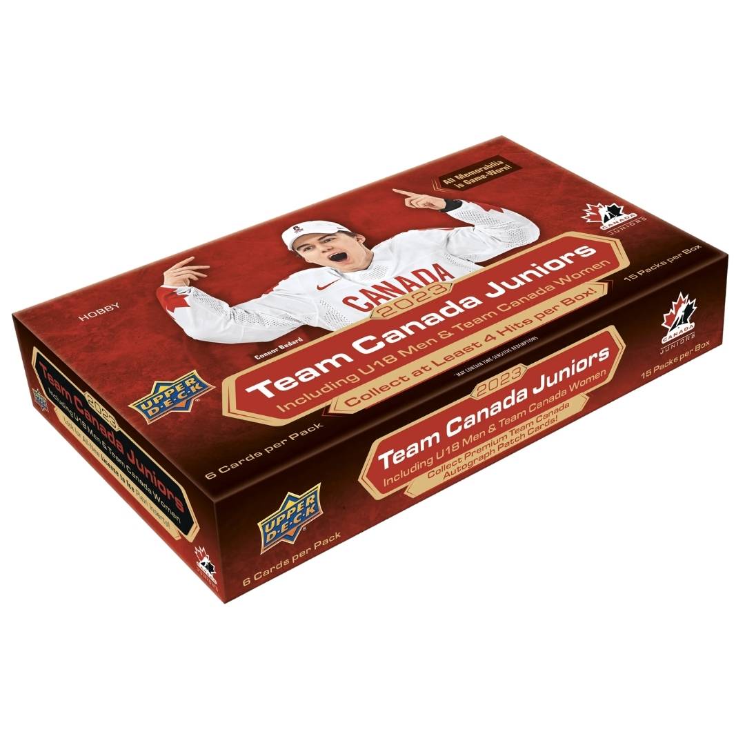2023-24 Upper Deck Team Canada Juniors Hockey Hobby Box