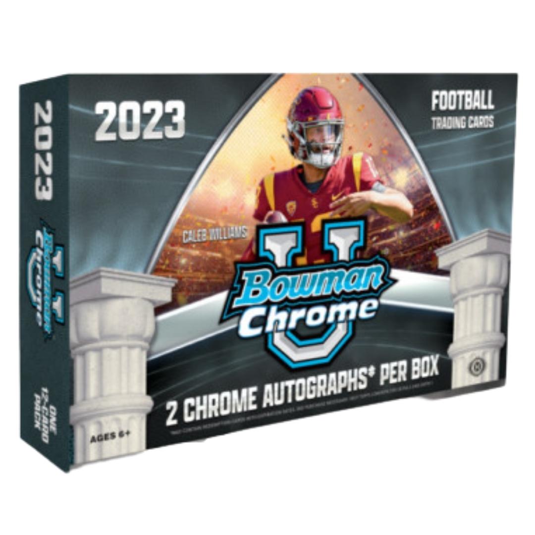 2023 Bowman Chrome University Football Breakers Delight Box