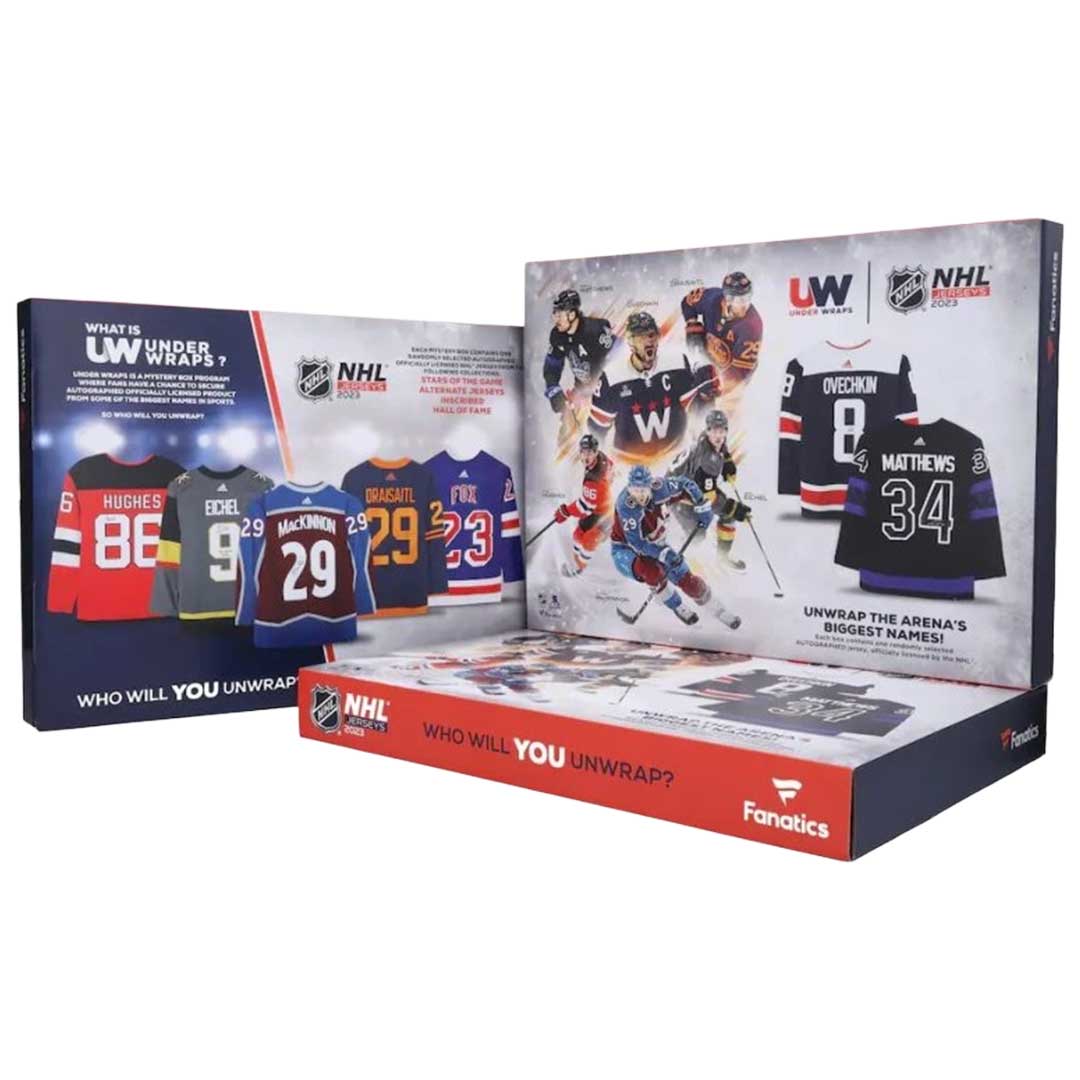 2023 Fanatics Under Wraps Autographed Jersey Hockey Box