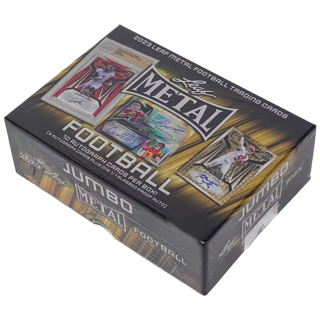 2023 Leaf Metal Football Jumbo Box