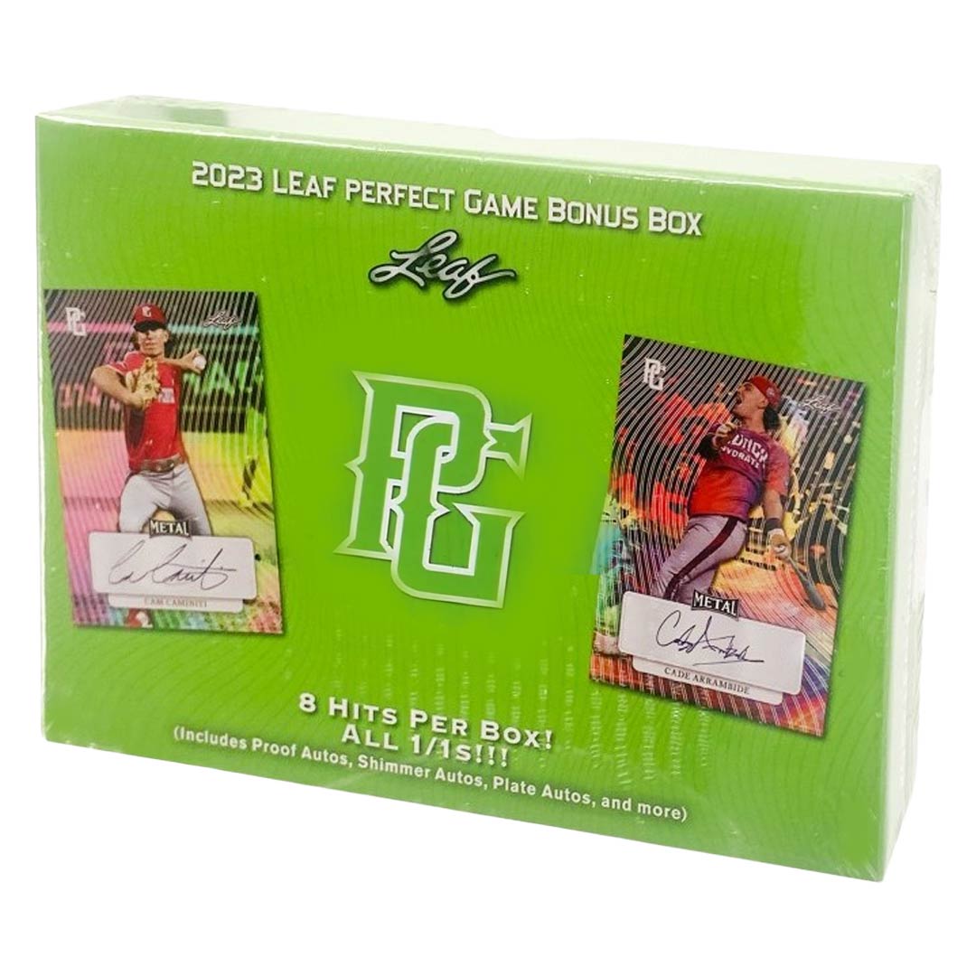 2023 Leaf Perfect Game Baseball Bonus Box
