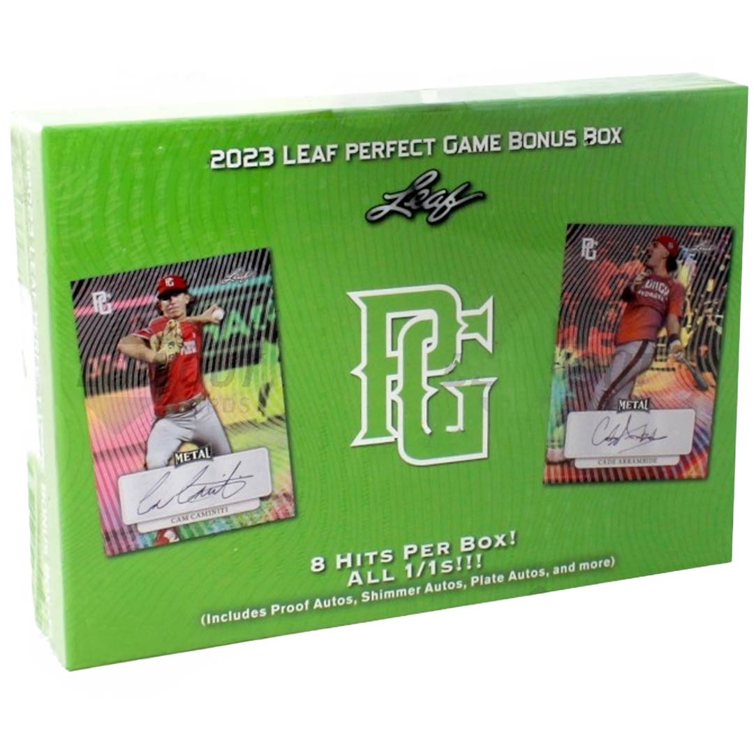 2023 Leaf Perfect Game National Showcase Baseball Bonus Box