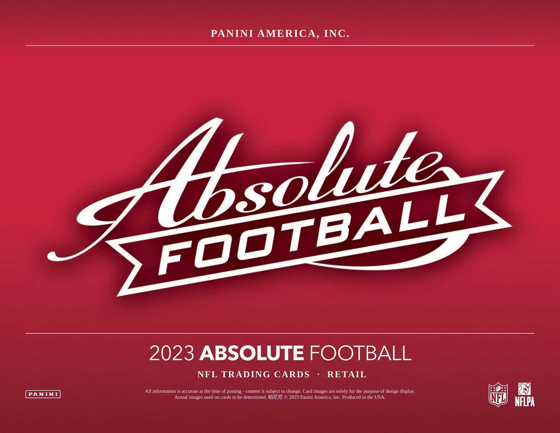 2023 Panini Absolute Football Hobby Blaster Box (Purple Parallels!)
