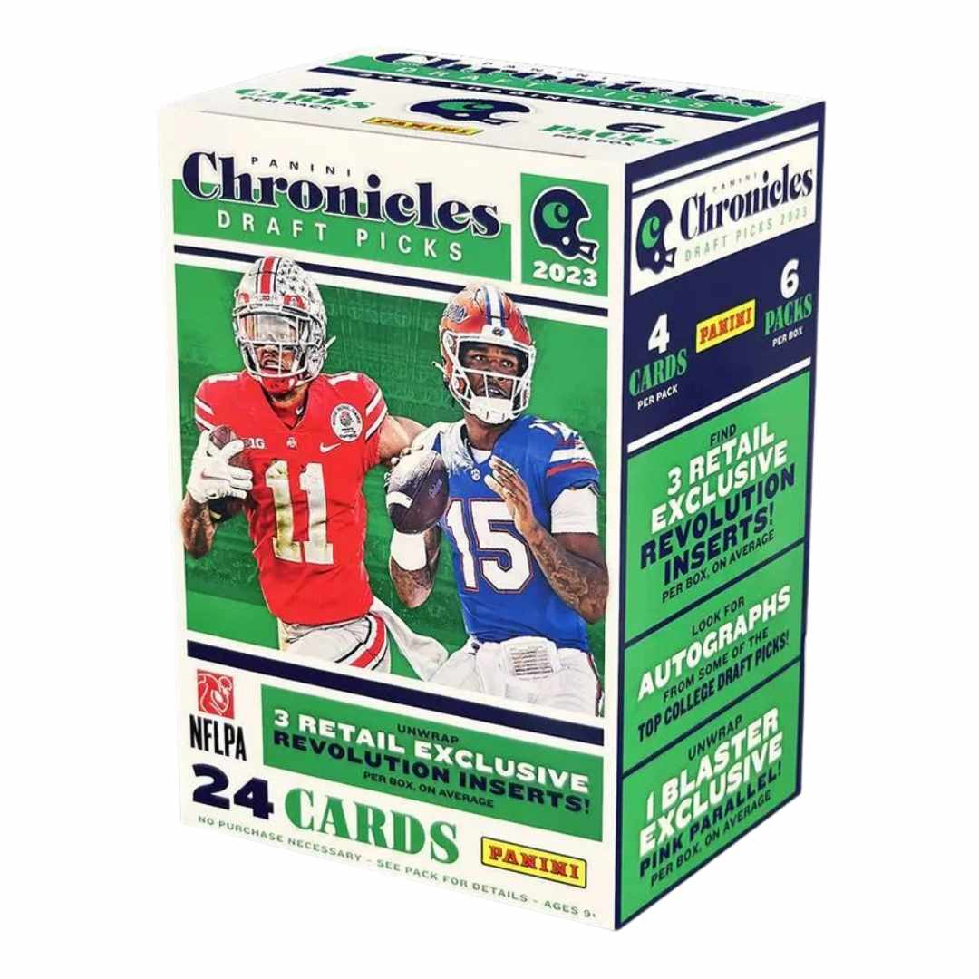 2023 Panini Chronicles Draft Football Blaster Box (Revolution Inserts!)