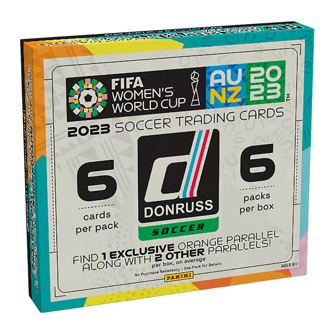 2023 Panini Donruss FIFA Women's World Cup Soccer Hobby Blaster Box (Exclusive Orange Parallel)