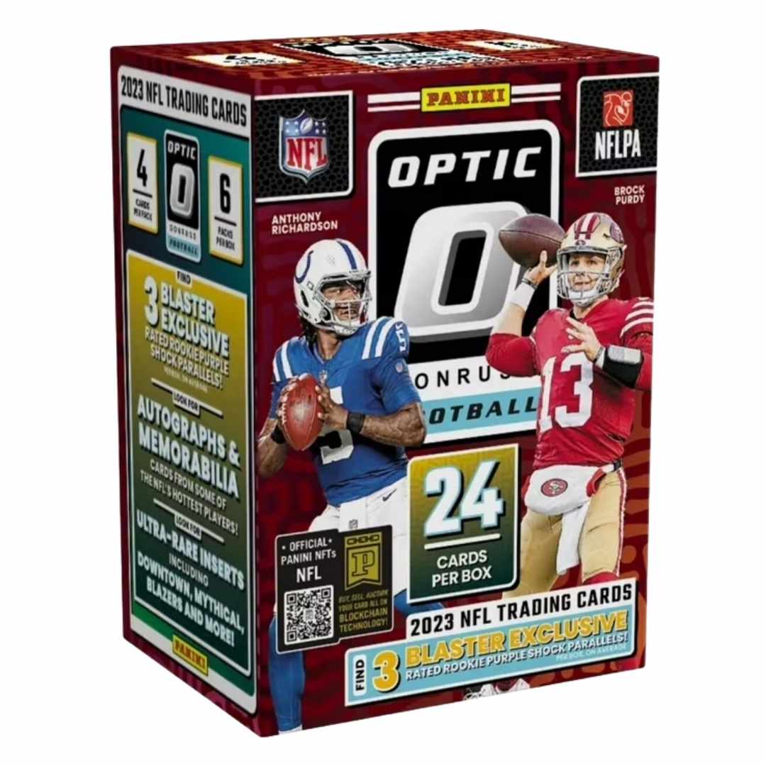 2023 Panini Donruss Optic Football Blaster Box (Purple Shock)