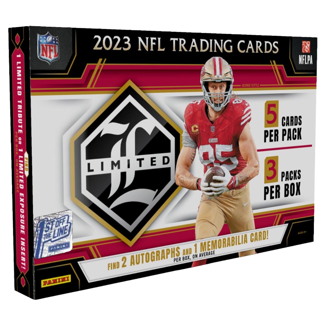 2023 Panini Limited Football 1st Off The Line Hobby Box
