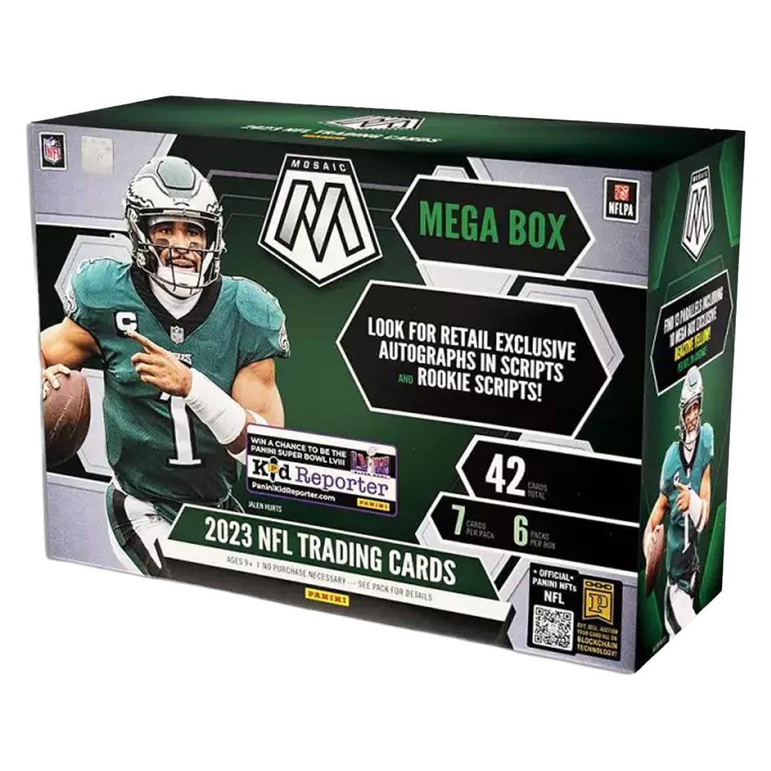 2023 Panini Mosaic Football Mega Box (Reactive Yellow Parallels)