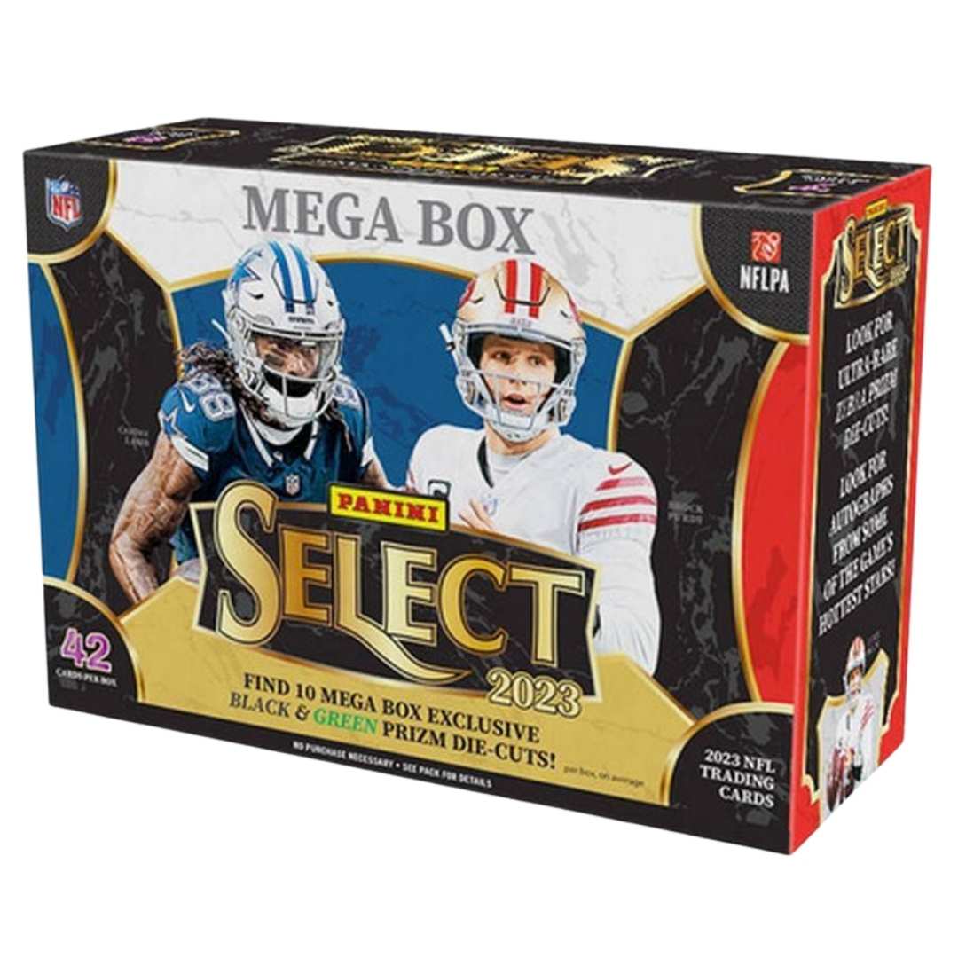2023 Panini Select Football Mega Box (Black & Green Prizm Die Cuts!)