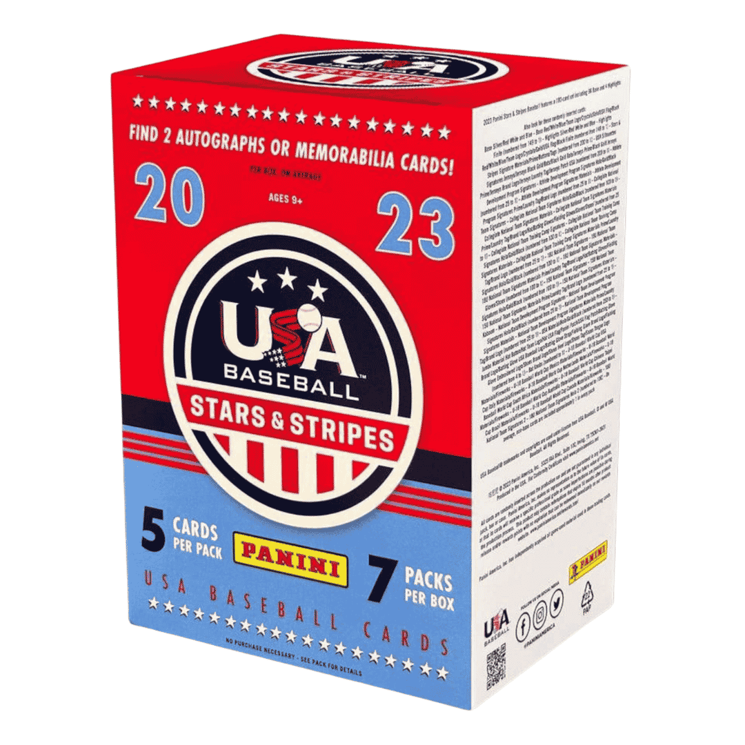 2023 Panini USA Stars & Stripes Baseball 7-Pack Blaster Box