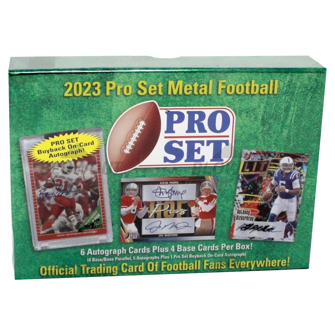 2023 Pro Set Metal Football Hobby Box