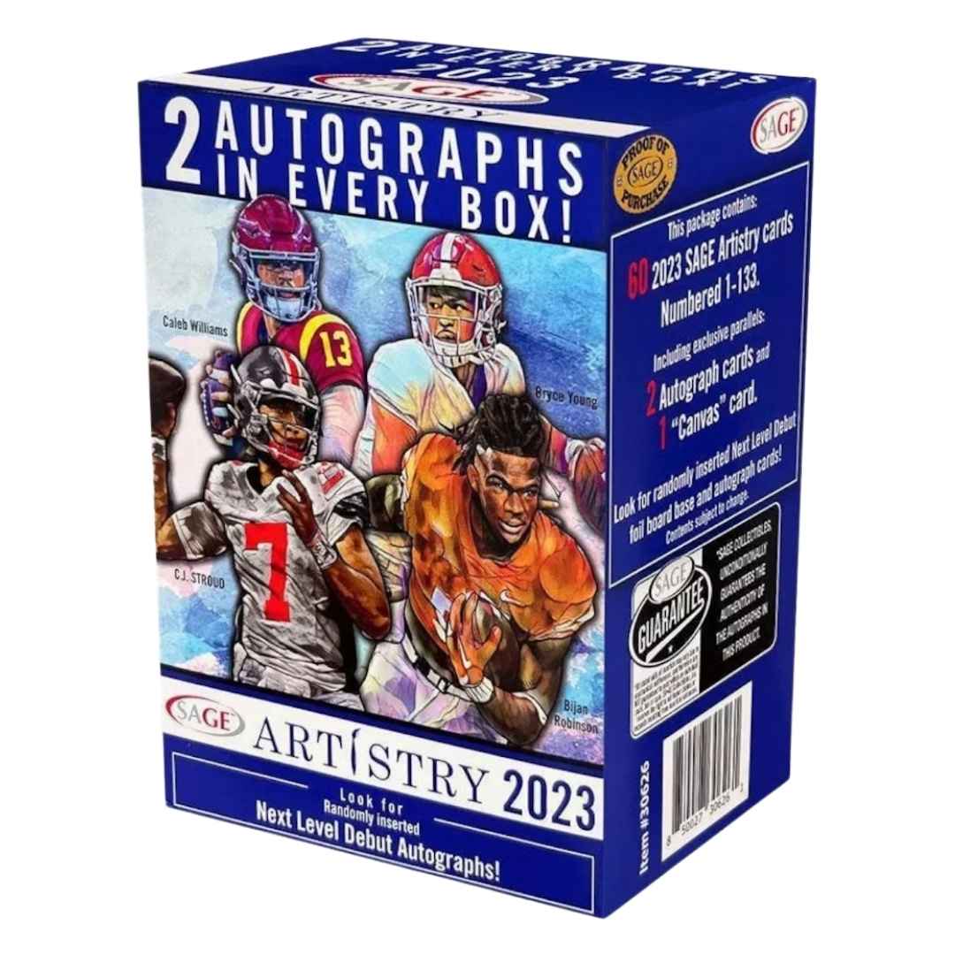 2023 Sage Artistry Football Blaster Box